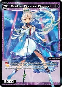 Brutus, Doomed General (Parallel Foil) - Vertex Diva - WIXOSS card