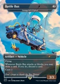 Battle Bus - Smuggler's Copter - Secret Lair Drop Series - Magic: The Gathering card