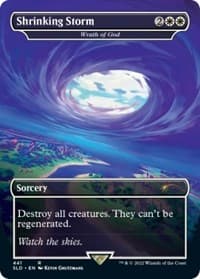 Shrinking Storm - Wrath of God - Secret Lair Drop Series - Magic: The Gathering card