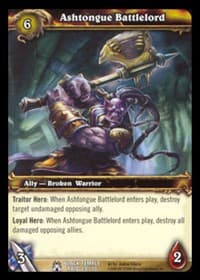 Ashtongue Battlelord - The Black Temple - WoW card
