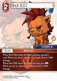 Red XIII - Rebellion's Call - Final Fantasy TCG card