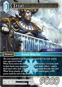 Xezat - Rebellion's Call - Final Fantasy TCG card