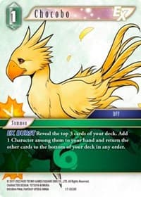 Chocobo EX - Rebellion's Call - Final Fantasy TCG card