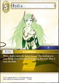 Rydia - Rebellion's Call - Final Fantasy TCG card