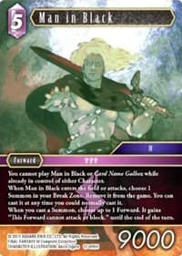 Man in Black - Rebellion's Call - Final Fantasy TCG card