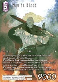Man in Black (Full Art) - Rebellion's Call - Final Fantasy TCG card