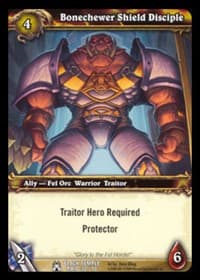 Bonechewer Shield Disciple - The Black Temple - WoW card
