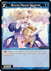 Bruno, Azure General - Vertex Diva - WIXOSS card