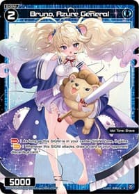 Bruno, Azure General (Parallel Foil) - Vertex Diva - WIXOSS card