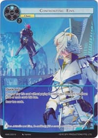 Confronting Eins (Full Art) - A New World Emerges - Force of Will card