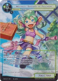 Muumuu, Servant of Falchion (Full Art) - A New World Emerges - Force of Will card