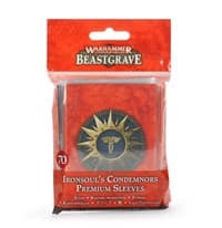 Warhammer: Underworlds - Beastgrave: Ironsoul's Condemnors Premium Sleeves (70-pack) - Warhammer Game Accessories - Warhammer Game Accessories card