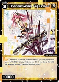 Rhongomyniad, Full Armed - Vertex Diva - WIXOSS card