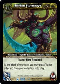 Illidan Stormrage - The Black Temple Treasure - WoW card