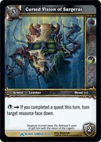 Cursed Vision of Sargeras - The Black Temple Treasure - WoW card