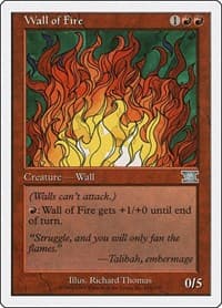 Wall of Fire - Classic Sixth Edition - Magic: The Gathering card