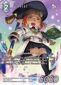 Scholar (Full Art) - Rebellion's Call - Final Fantasy TCG card