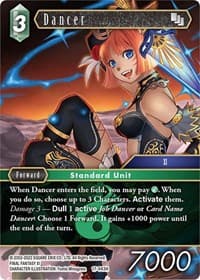 Dancer - Rebellion's Call - Final Fantasy TCG card