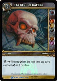 The Skull of Gul'dan - The Black Temple Treasure - WoW card