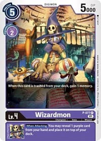 Wizardmon - P-077 - Digimon Promotion Cards - Digimon Card Game card