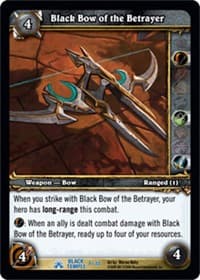 Black Bow of the Betrayer - The Black Temple Treasure - WoW card