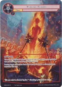 Purging Flames (Full Art) - A New World Emerges - Force of Will card