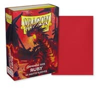 Dragon Shield Japanese Matte Sleeves - Ruby (60-Pack) - Dragon Shield Card Sleeves - Card Sleeves card