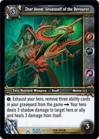 Zhar'doom, Greatstaff of the Devourer - The Black Temple Treasure - WoW card