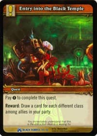 Entry into the Black Temple - The Black Temple Treasure - WoW card