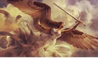 GamerMats Playmat - White Angel (Premium Black Stitched) - GamerMats Playmats - Playmats card