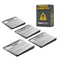 Warhammer: 40K - Apocalypse Command Asset Cards - Warhammer Game Accessories - Warhammer Game Accessories card