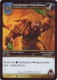 Lord Benjamin Tremendouson - Drums of War - WoW card