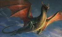 GamerMats Playmat - Dragon (Premium White Stitched) - GamerMats Playmats - Playmats card