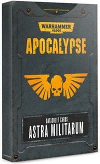 Warhammer 40K: Apocalypse Datasheet Cards - Astra Militarum - Warhammer Game Accessories - Warhammer Game Accessories card