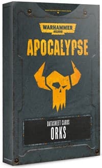 Warhammer 40K: Apocalypse Datasheet Cards - Orks - Warhammer Game Accessories - Warhammer Game Accessories card