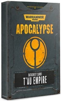 Warhammer 40K: Apocalypse Datasheet Cards - T'au Empire - Warhammer Game Accessories - Warhammer Game Accessories card