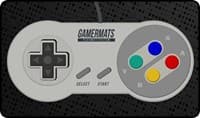GamerMats Playmat - Controller 2 (Premium White Stitched) - GamerMats Playmats - Playmats card