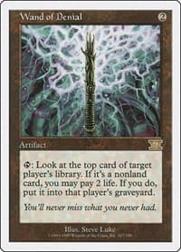 Wand of Denial - Classic Sixth Edition - Magic: The Gathering card