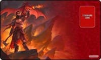 GamerMats Playmat - Flame Keeper (Premium Black Stitched) - GamerMats Playmats - Playmats card