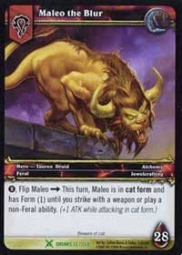 Maleo the Blur - Drums of War - WoW card