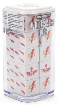 Warhammer: 40K - White Scars Dice Set (20-pack) - Warhammer Game Accessories - Warhammer Game Accessories card
