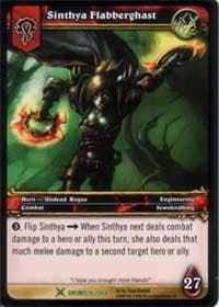 Sinthya Flabberghast - Drums of War - WoW card