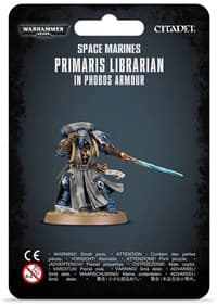 Warhammer: 40K - Space Marines Primaris Librarian in Phobos Armour - Warhammer Plastic Box Sets - Warhammer Box Sets card