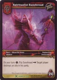 Spiritualist Sunshroud - Drums of War - WoW card