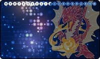 GamerMats Playmat - Digimon Compatible Red Dragon (Premium Black Stitched) - GamerMats Playmats - Playmats card