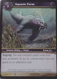 Aquatic Form - Drums of War - WoW card