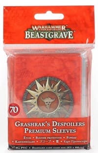 Warhammer: Underworlds - Beastgrave: Grashrak's Despoilers Sleeves (70-pack) - Warhammer Game Accessories - Warhammer Game Accessories card
