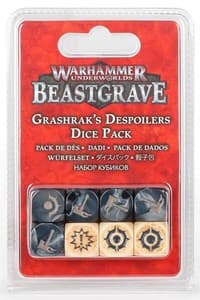Warhammer: Underworlds - Grashrak's Despoilers Dice Set (8-Pack) - Warhammer Game Accessories - Warhammer Game Accessories card