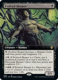 Evolved Sleeper (Extended Art) - Dominaria United - Magic: The Gathering card