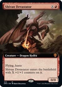 Shivan Devastator (Extended Art) - Dominaria United - Magic: The Gathering card